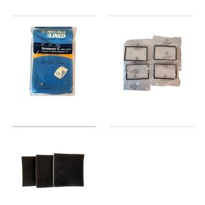 Bundle Kenmore Type C vacuum bags HEPA filters #86889 reusable filters CF1 86883